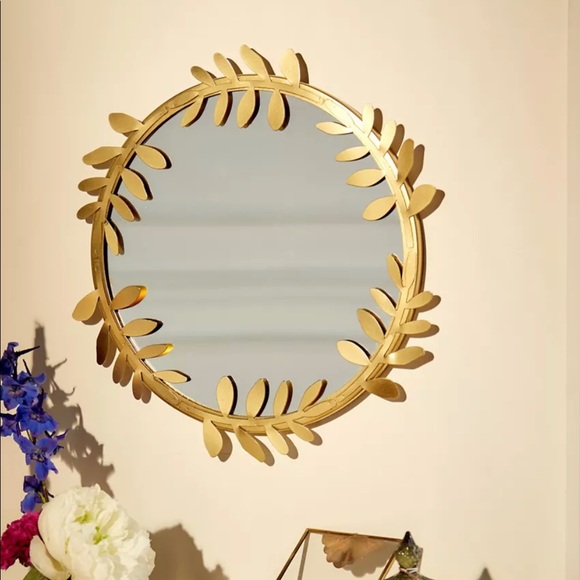 Urban outfitters boho wall mirror fern leaf round - Picture 2 of 9